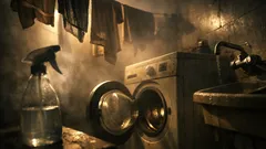 Por qué borrifar vinagre blanco antes de lavar puede quitar el olor a humedad de la ropa