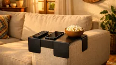 Cómo hacer una mesa auxiliar para el reposabrazos con dos sujetalibros en 5 minutos